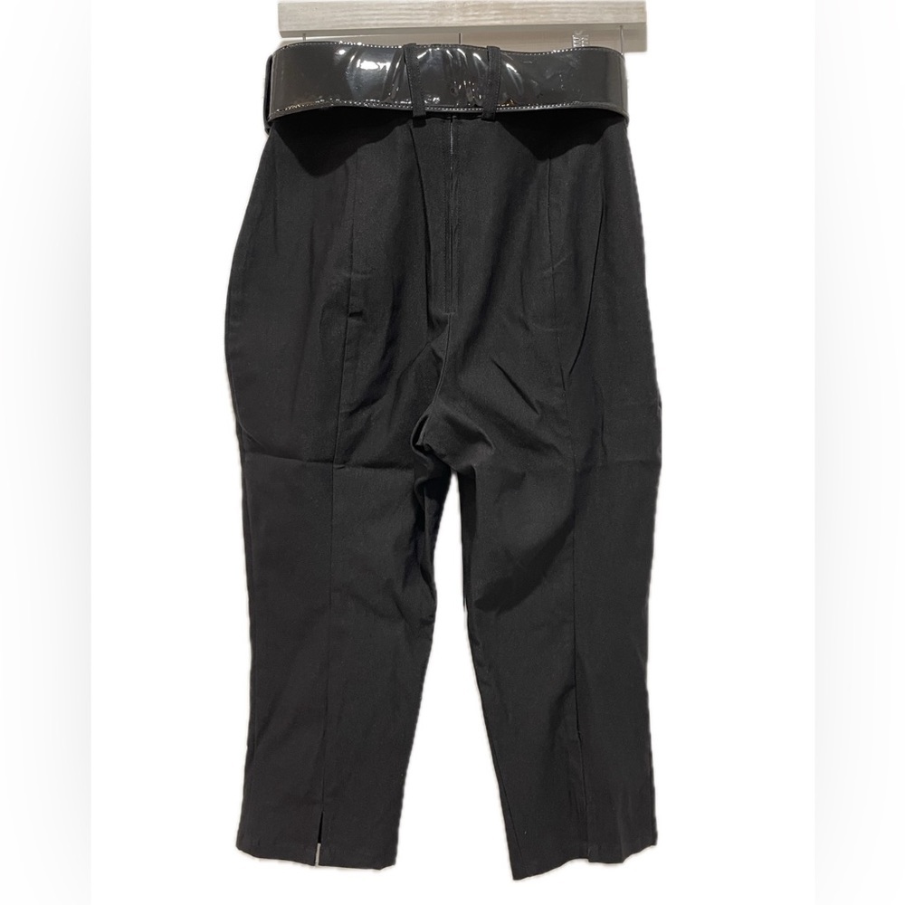 Sz.S-NWT-Sustainable, High Quality-Deadly Dames Black High Waisted Capri - Picture 3 of 10